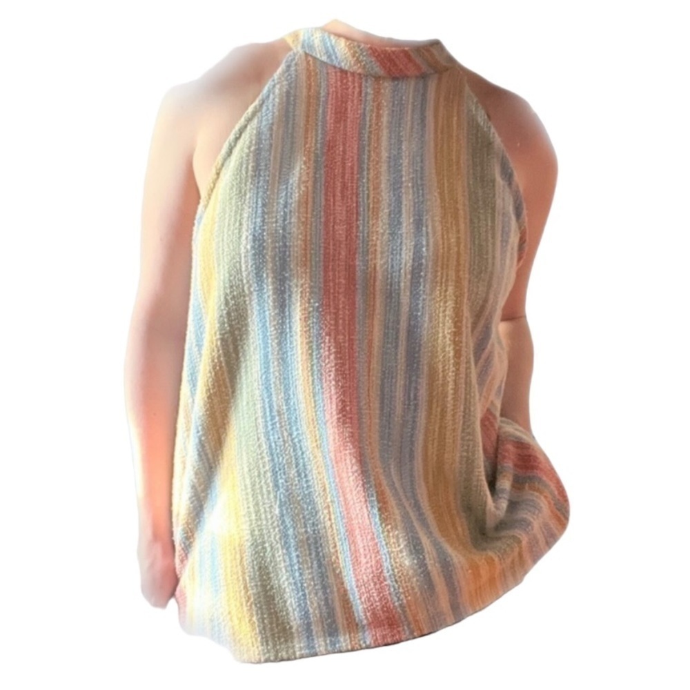Anthropologie W5 Sleeveless Halter Top Multicolor NWT